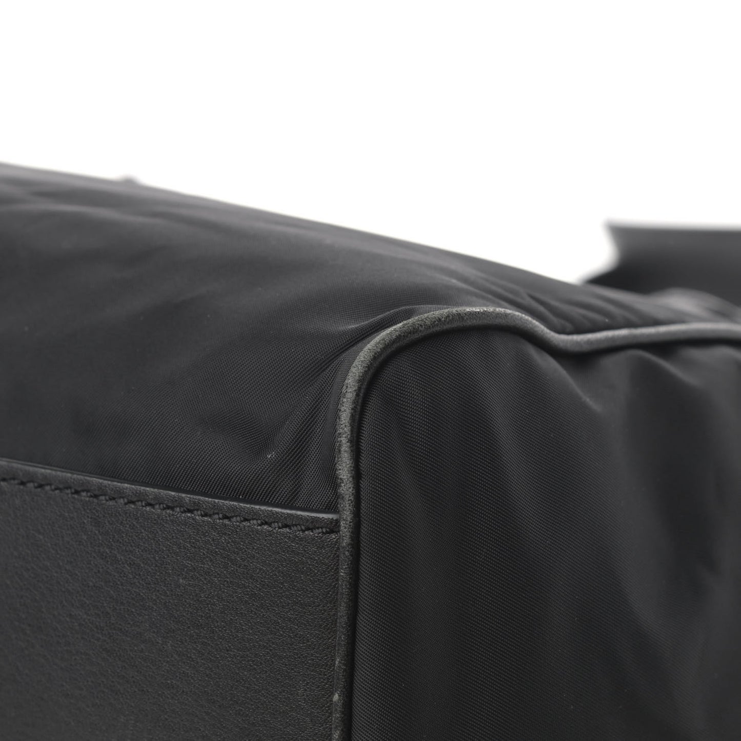 Nylon House Check Diaper Tote Black