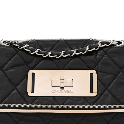 Chanel Lambskin East West Mademoiselle Flap Black 8 of 12