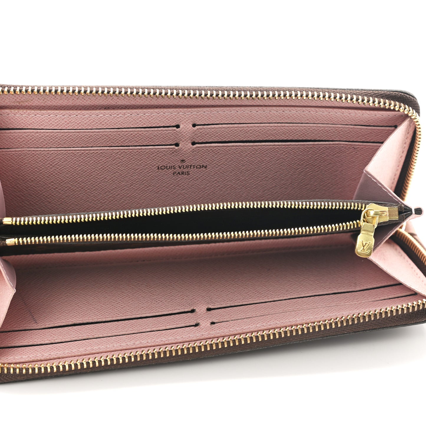 Monogram Clemence Wallet Rose Ballerine