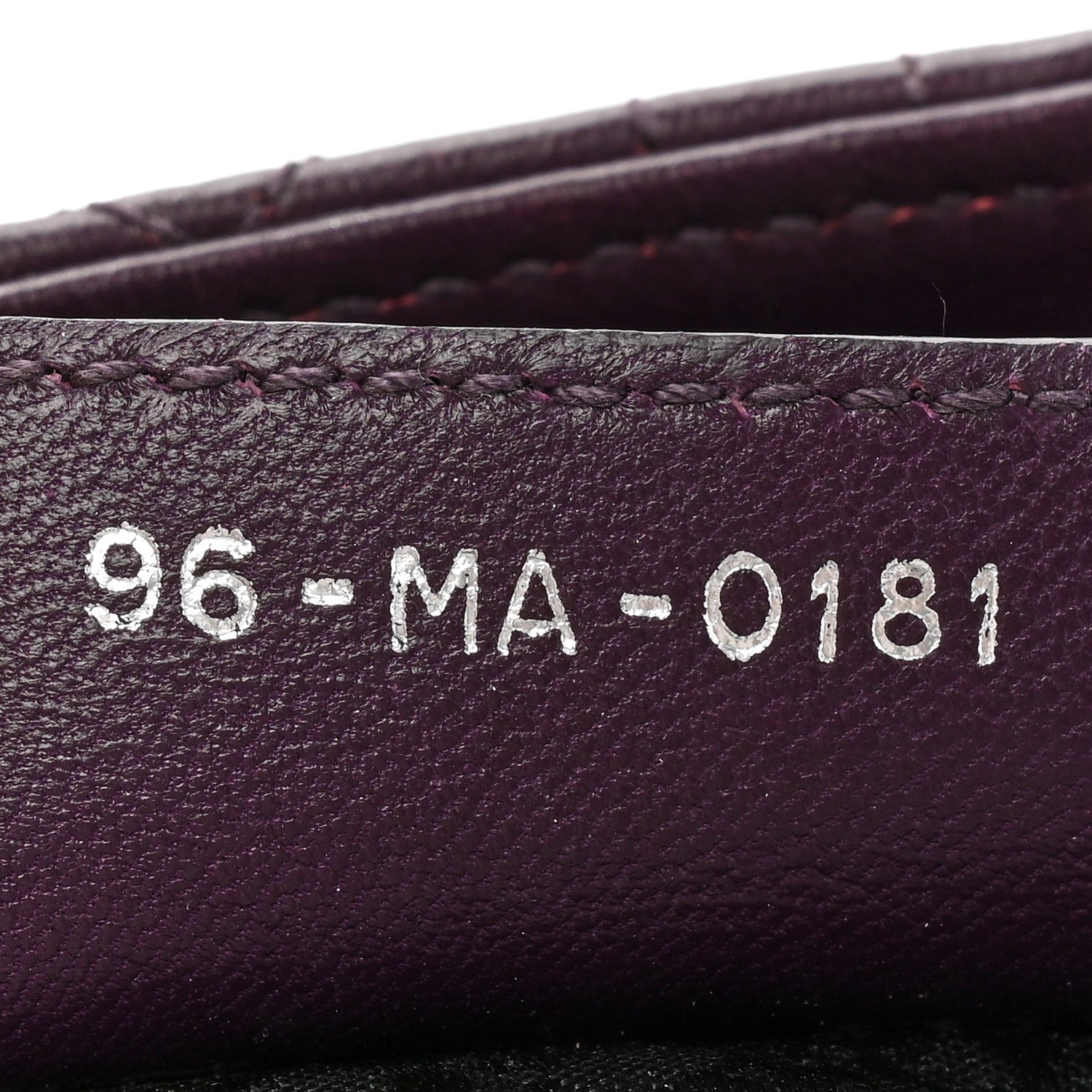 Christian Dior Lambskin Cannage Medium Lady Dior Purple 7 of 18