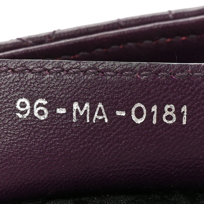 Christian Dior Lambskin Cannage Medium Lady Dior Purple 7 of 18