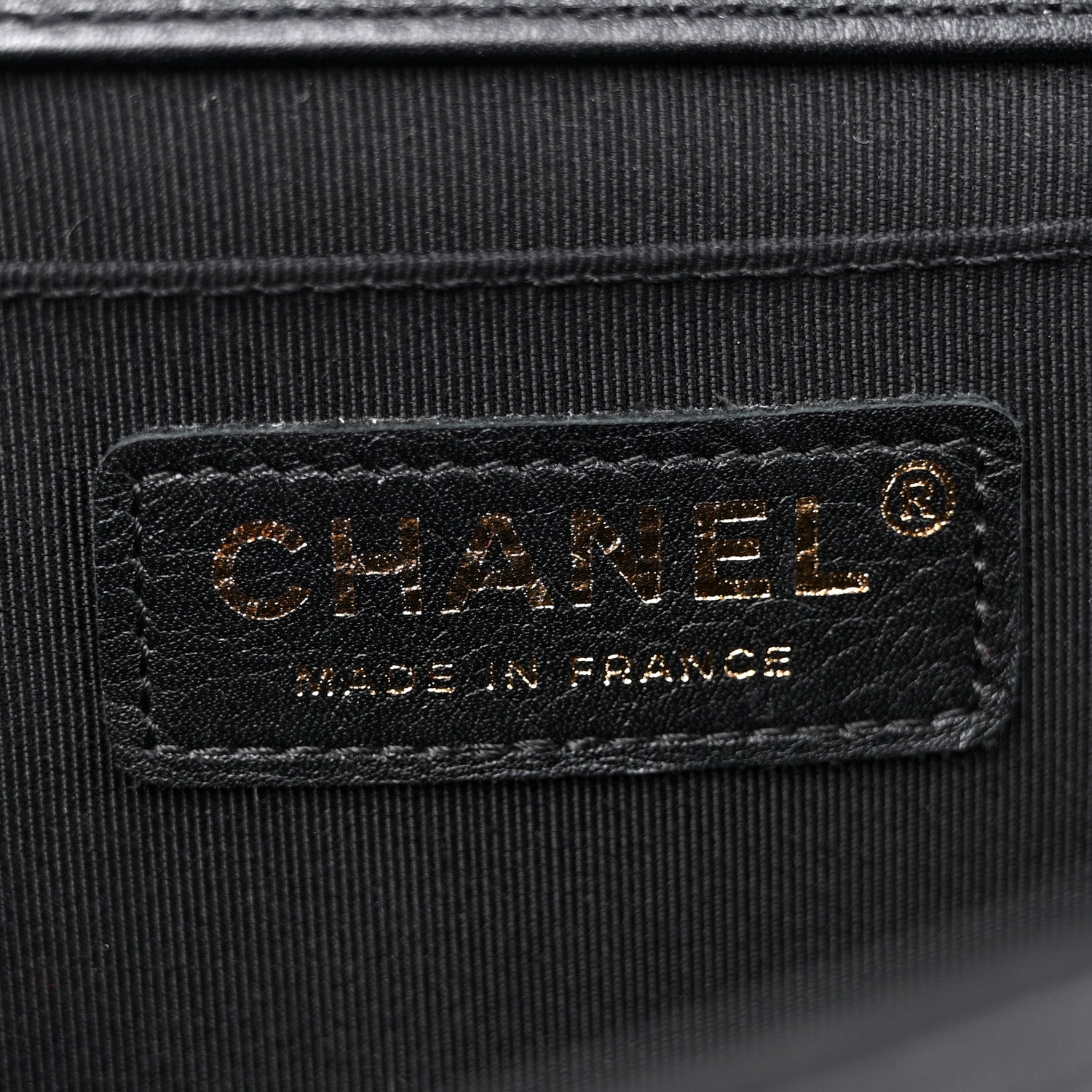 Chanel Calfskin Braided Medium Boy Flap Black 6 of 12