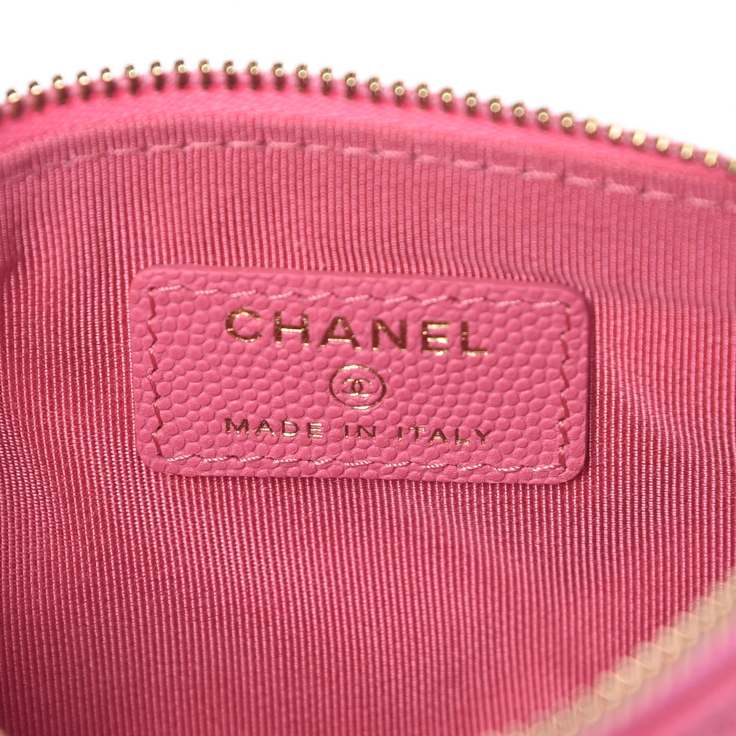 Chanel Caviar Quilted Small Cosmetic Case Pink 6 of 8