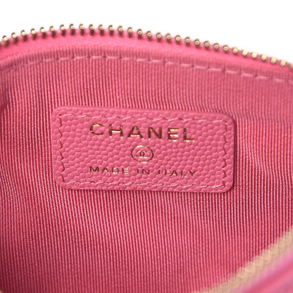 Chanel Caviar Quilted Small Cosmetic Case Pink 6 of 8