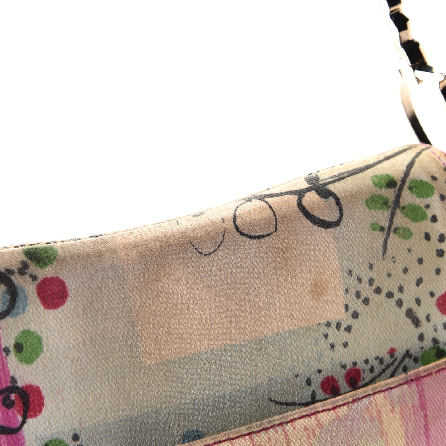 Canvas Filth Saddle Bag Multicolor
