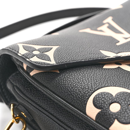 Louis Vuitton Empreinte Monogram Giant Pochette Metis Black Beige 12 of 12