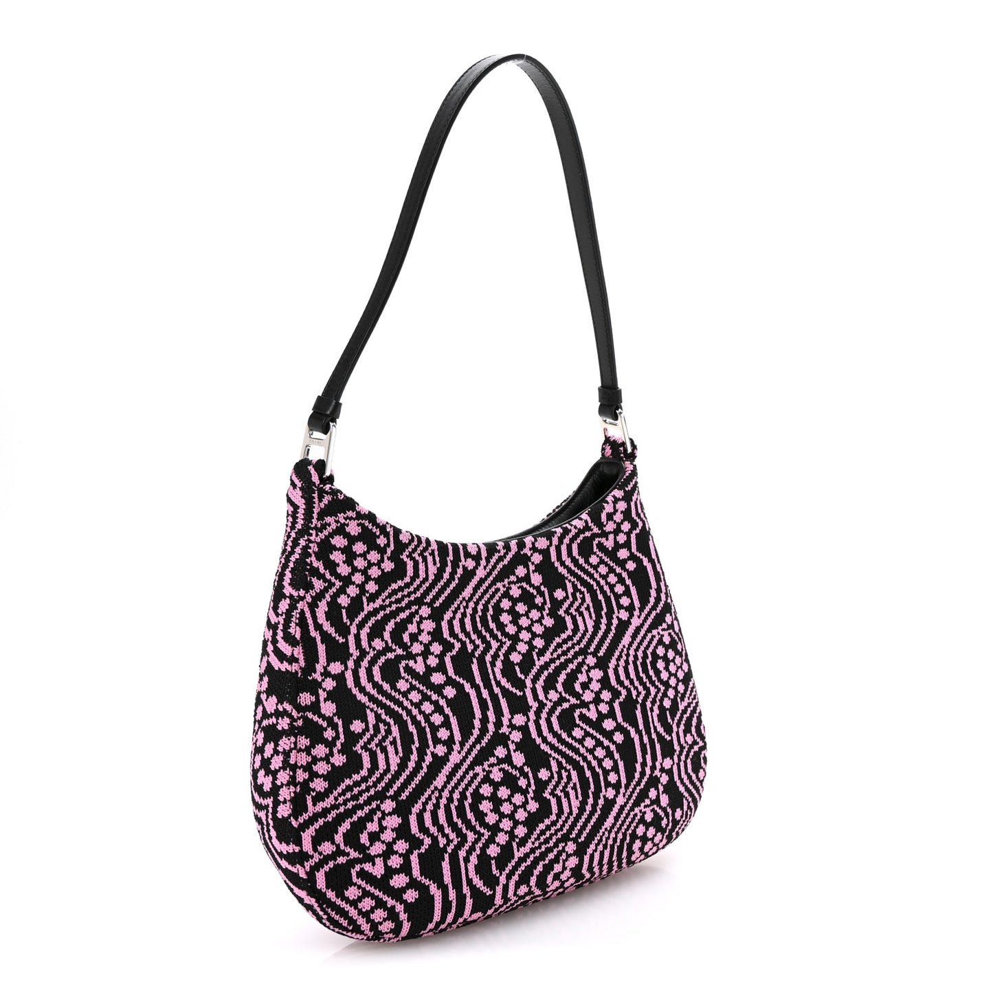 Maglia Jacquard Cleo Shoulder Bag Black Rosa