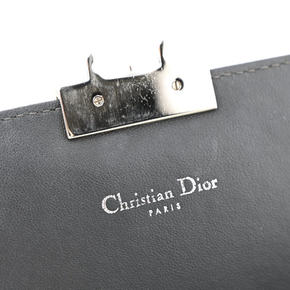 Christian Dior Metallic Lizard Miss Dior Promenade Pouch Gunmetal 6 of 12
