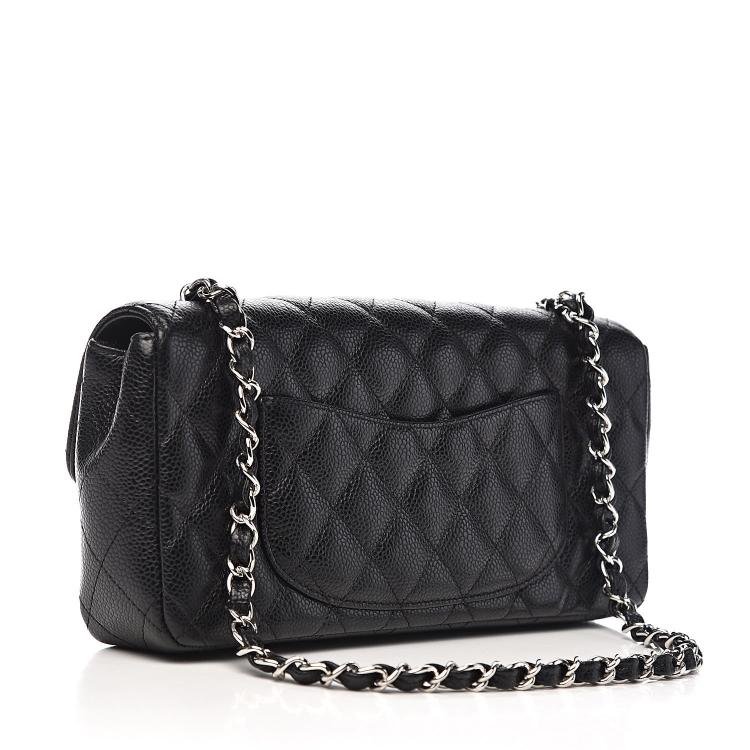 Chanel Caviar Quilted East West Flap Black 3 of 11