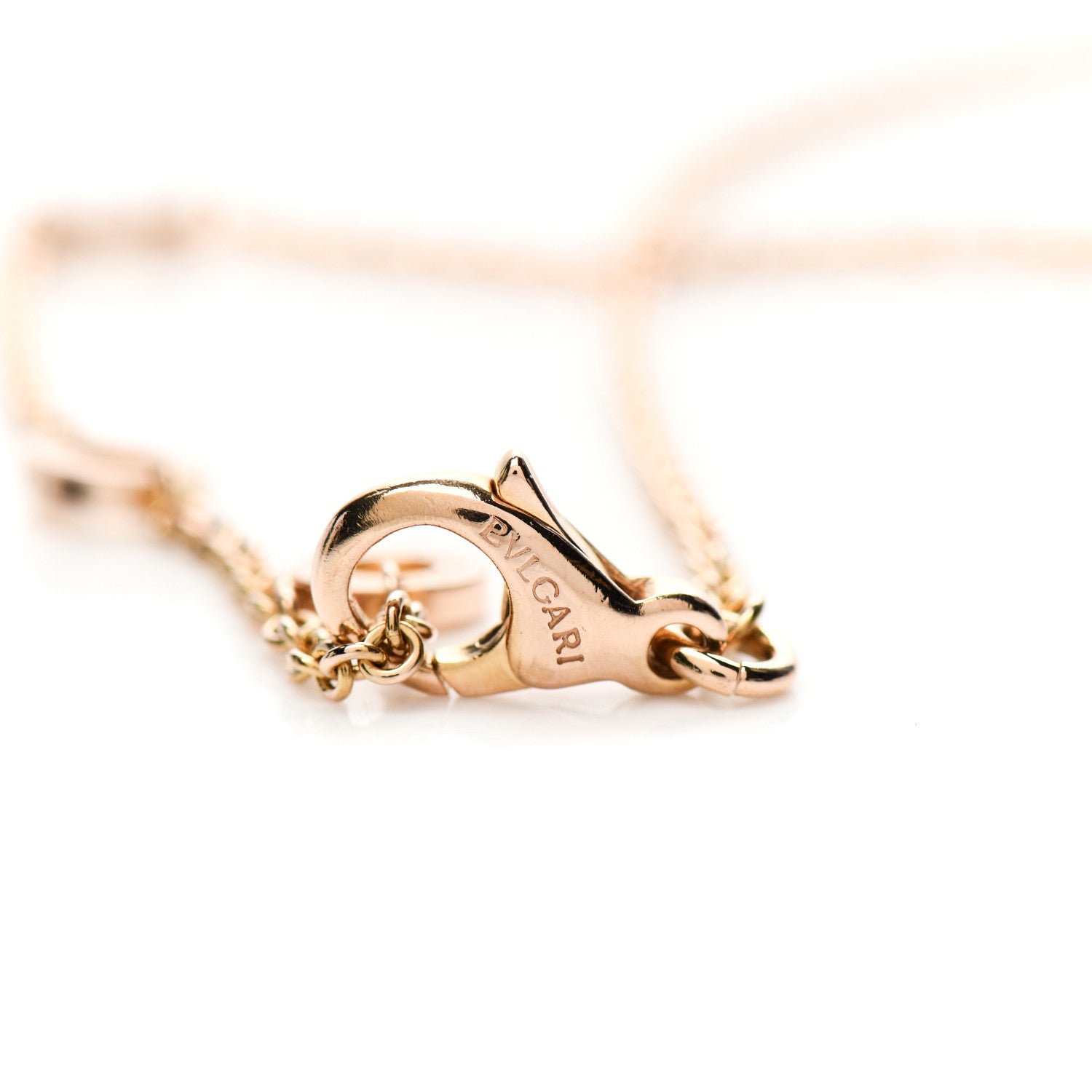 Bulgari 18K Rose Gold B.Zero1 Pendant Necklace 7 of 7