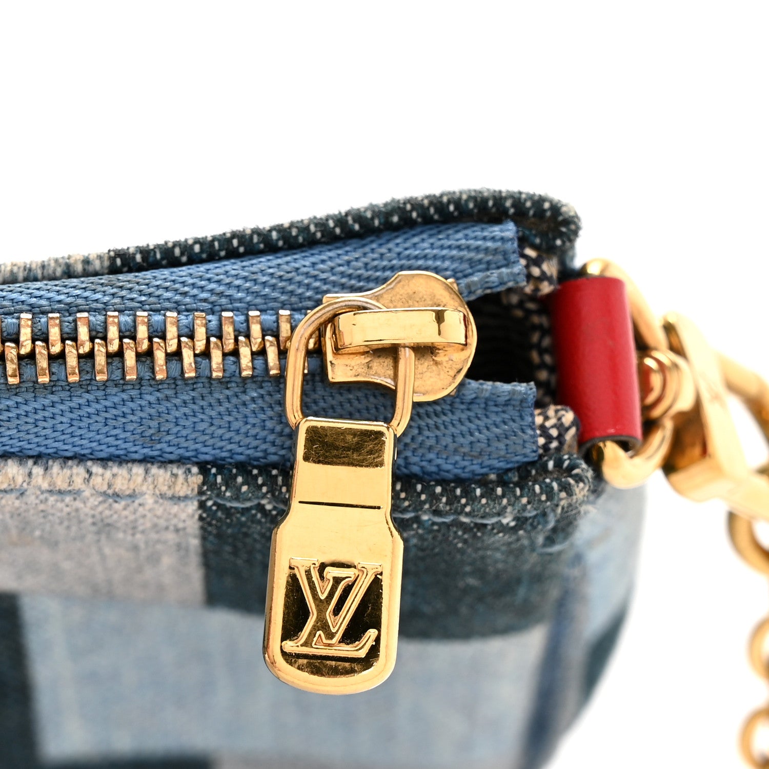 Louis Vuitton Denim Multi Pochette Accessories Mini Pochette 12 of 13