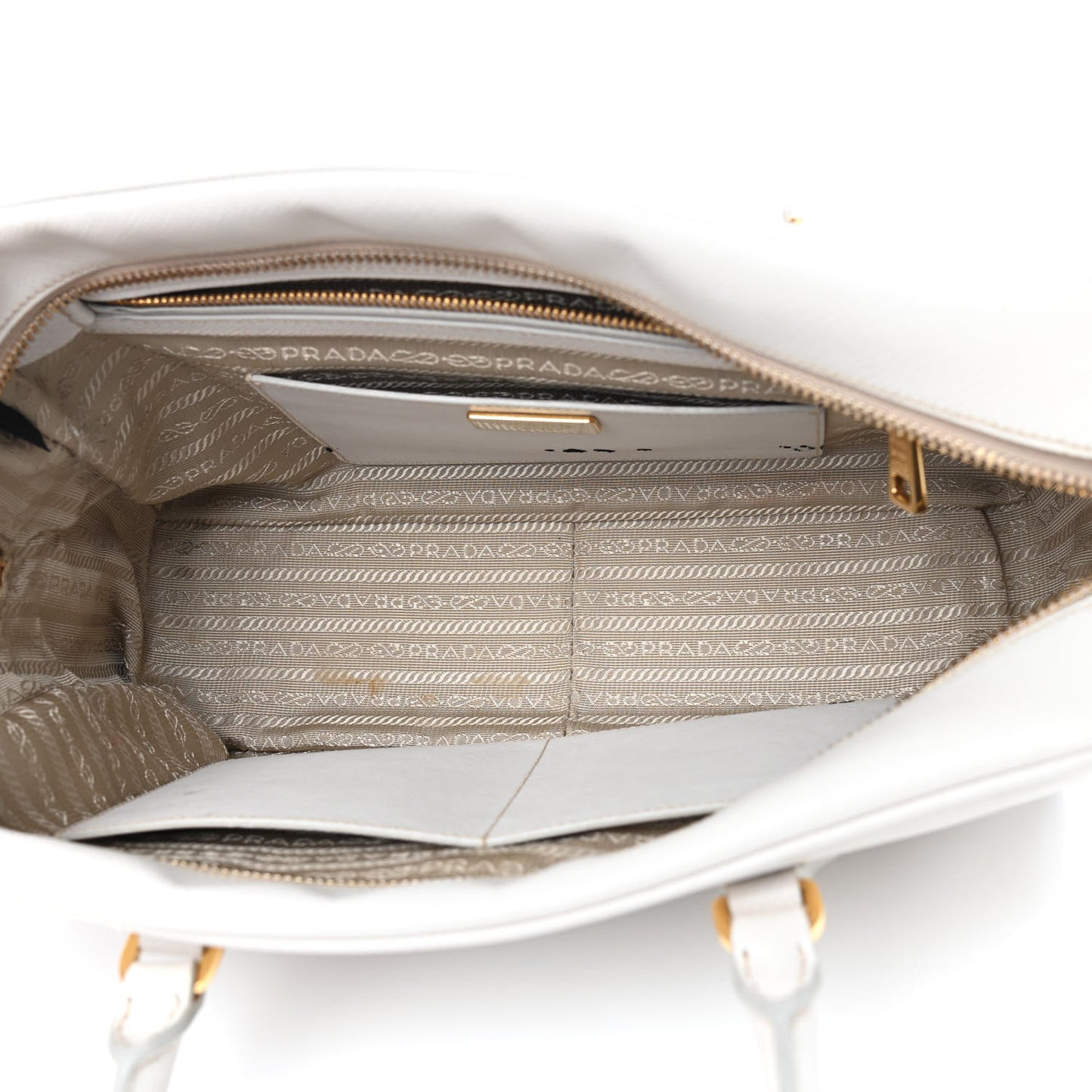 Saffiano Lux Tote Bowler Talco