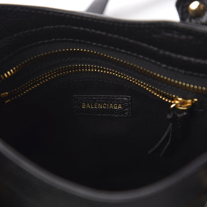 Balenciaga Chevre Gold Metallic Edge Hardware Mini Cityscarf Black 8 of 11