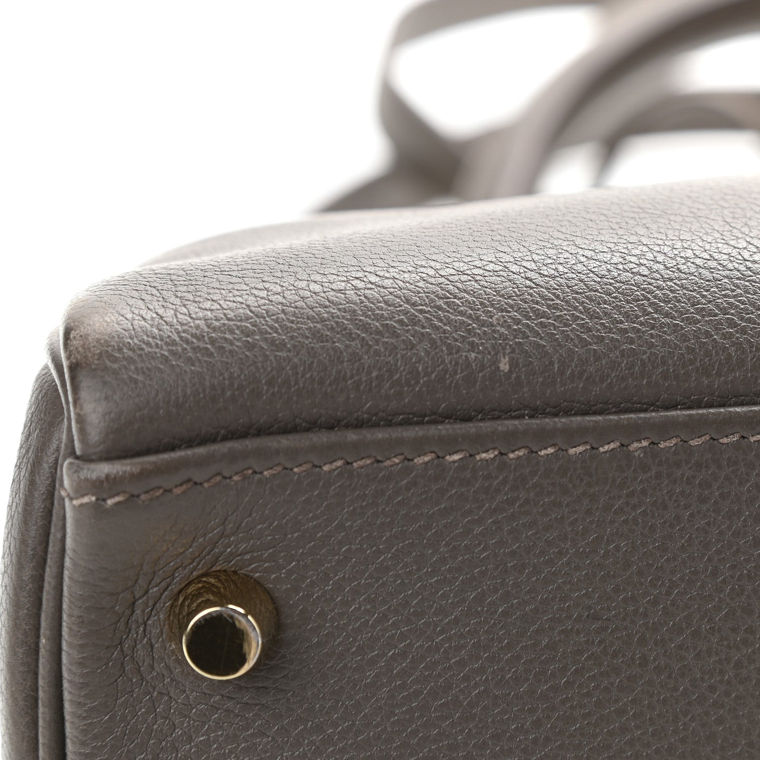 Hermes Evercolor Kelly Retourne 32 Etain 11 of 12