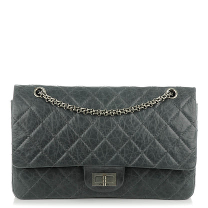 Chanel Aged Calfskin Quilted 50th Anniversary 2.55 Reissue 227 Flap Grey 1 of 9