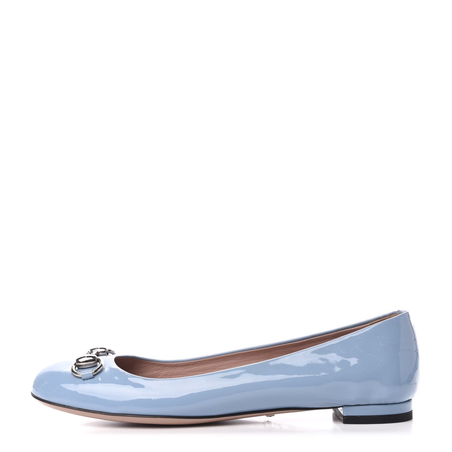 Patent Horsebit Jolene Ballerina Flats 36.5 Blue