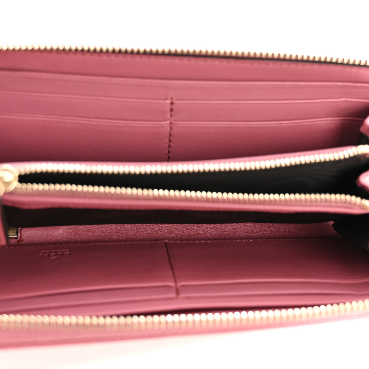 Microguccissima Sukey Zip Around Wallet Vintage Rose