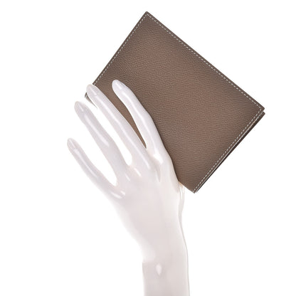 Hermes Epsom Mini Globe Trotter Agenda Cover Etoupe 2 of 9