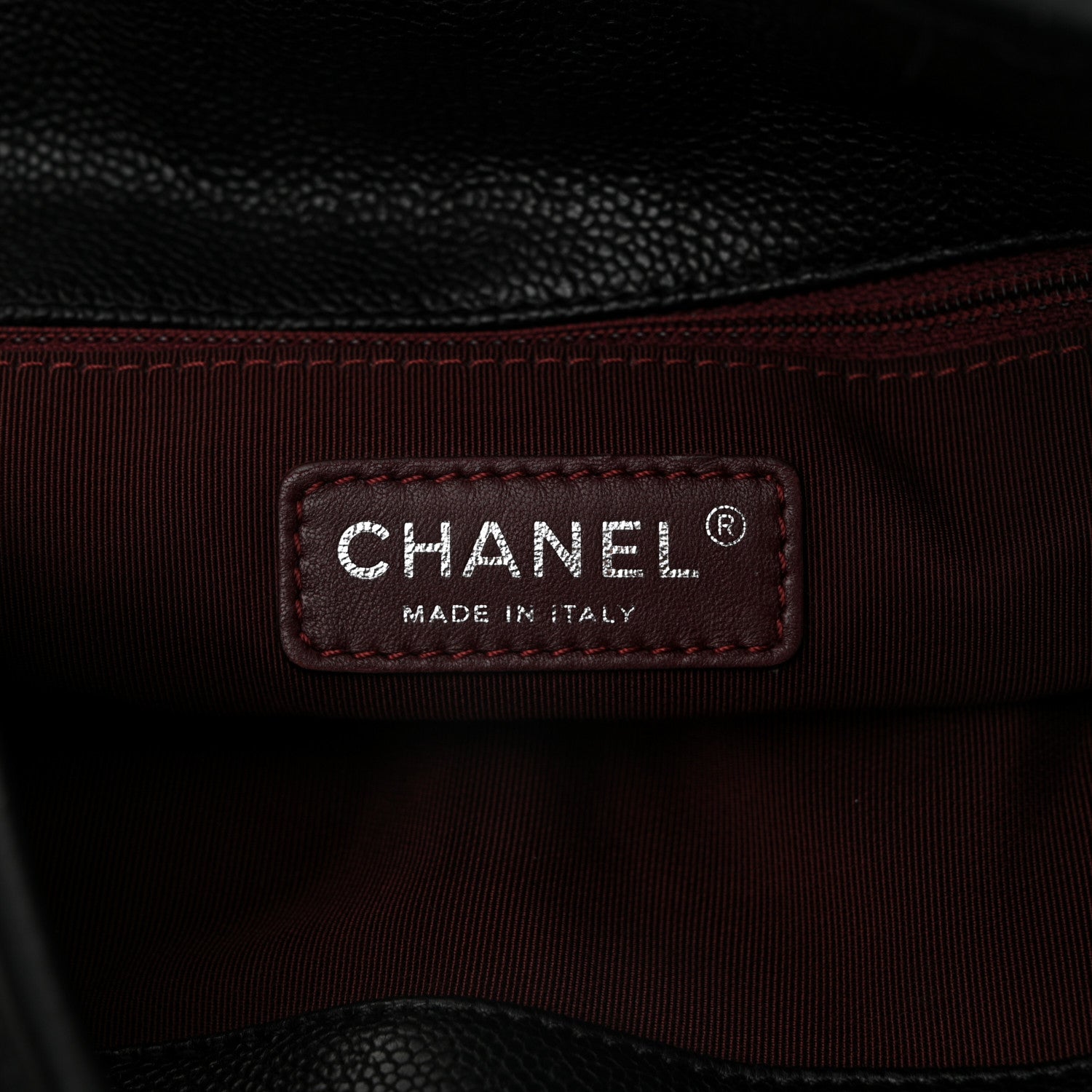 Chanel Caviar Quilted French Riviera Hobo Black 6 of 10