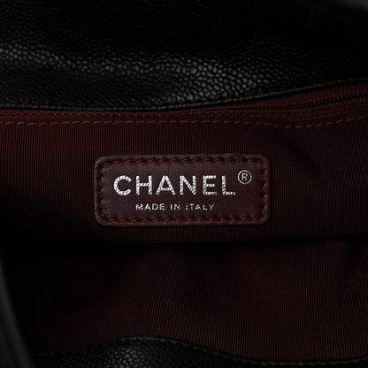 Chanel Caviar Quilted French Riviera Hobo Black 6 of 10