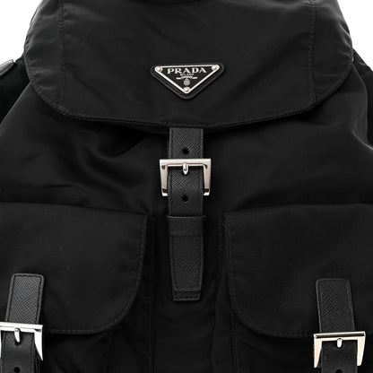 Prada Re-Nylon Tessuto Saffiano Medium Backpack Black 9 of 11