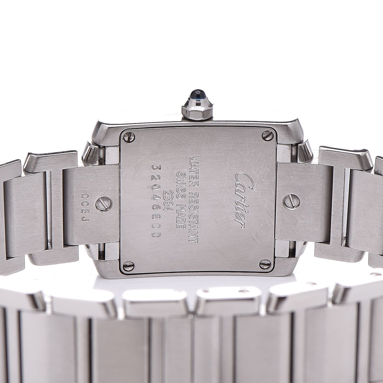 Cartier Stainless Steel 20mm Tank Francaise Quartz Watch 5 of 7