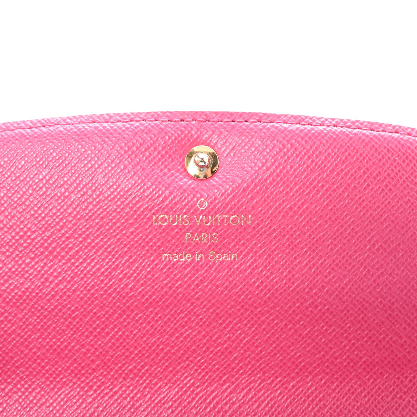 Monogram Bloom Flower Emilie Wallet Fuchsia