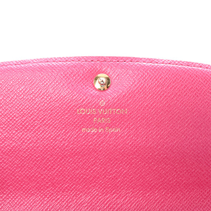 Louis Vuitton Monogram Bloom Flower Emilie Wallet Fuchsia 6 of 7