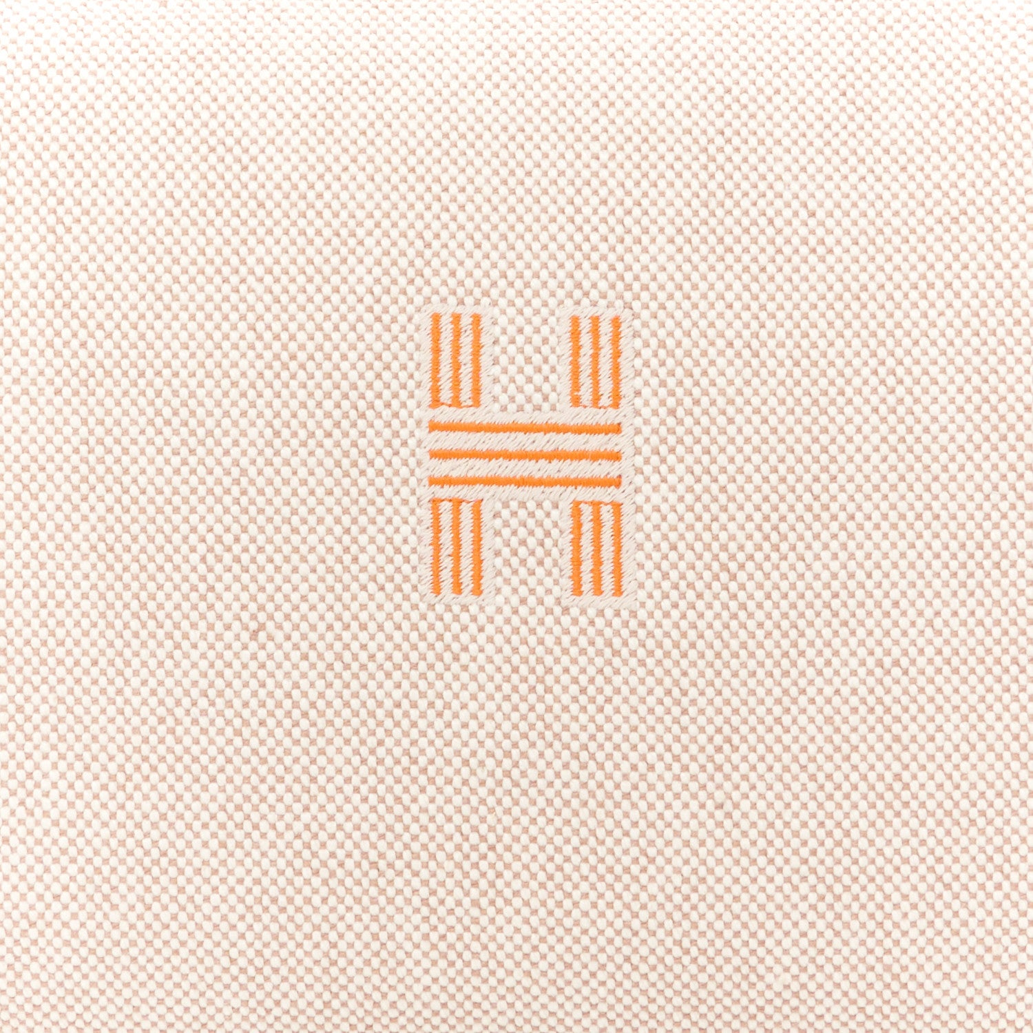 Hermes Canvas Large Bride-A-Brac Pouch Natural Orange 7 of 9