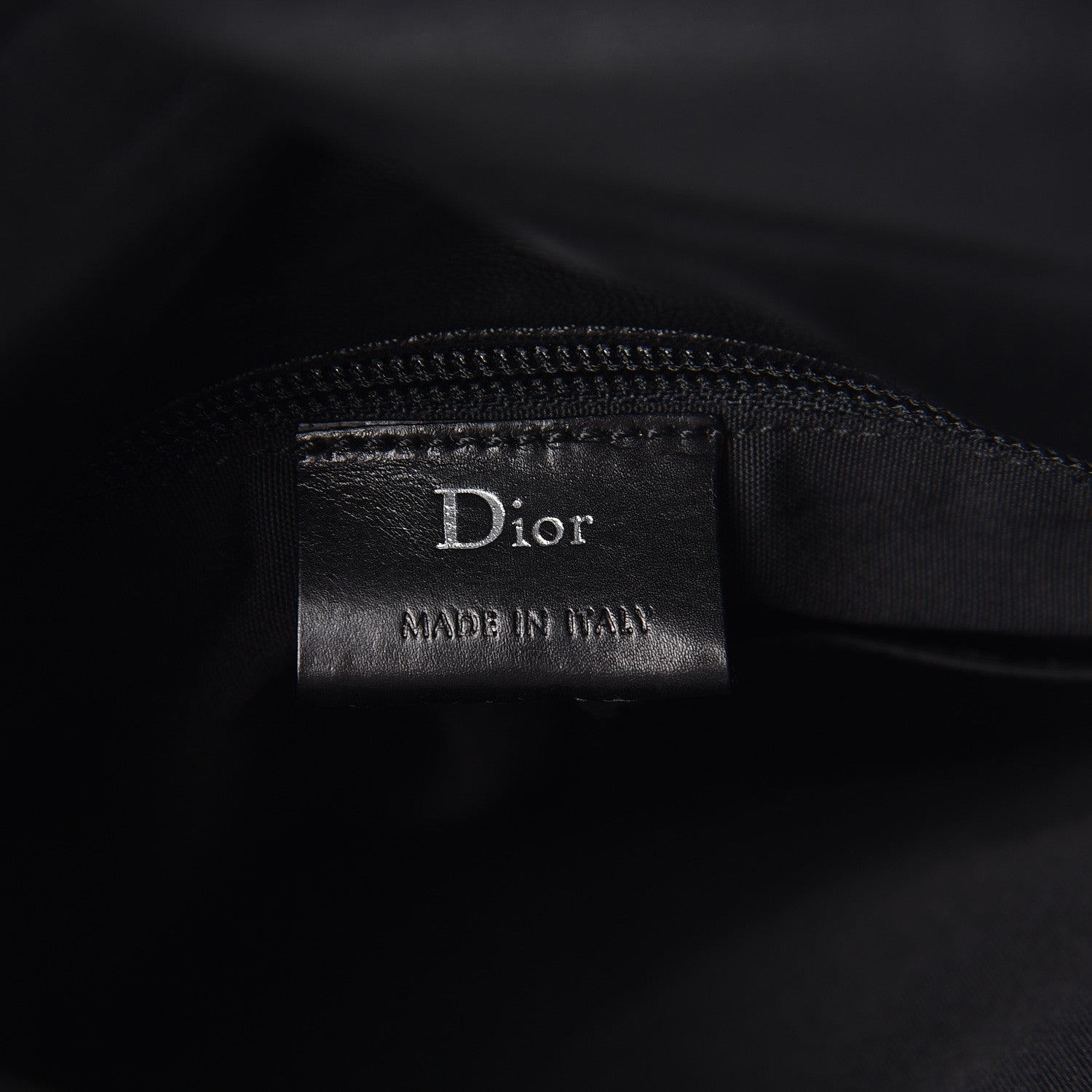 Christian Dior HOMME Calfskin Zip Messenger Black 8 of 10
