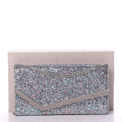 Jimmy Choo Glitter Emmie Clutch Bubblegum Mix 15 of 15