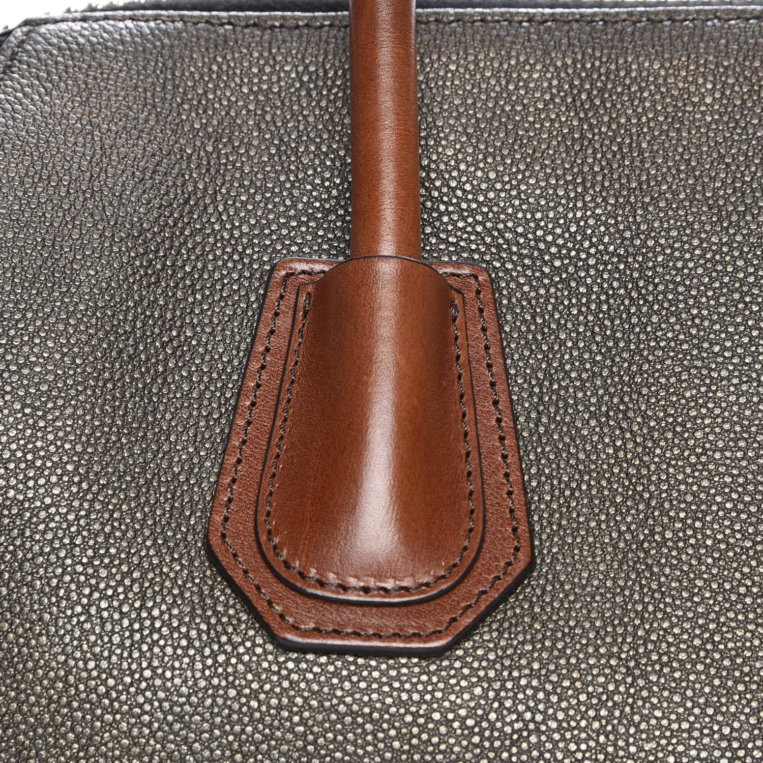 Givenchy Patent Calfskin Stingray Embossed Medium Tri-Color Antigona 10 of 20