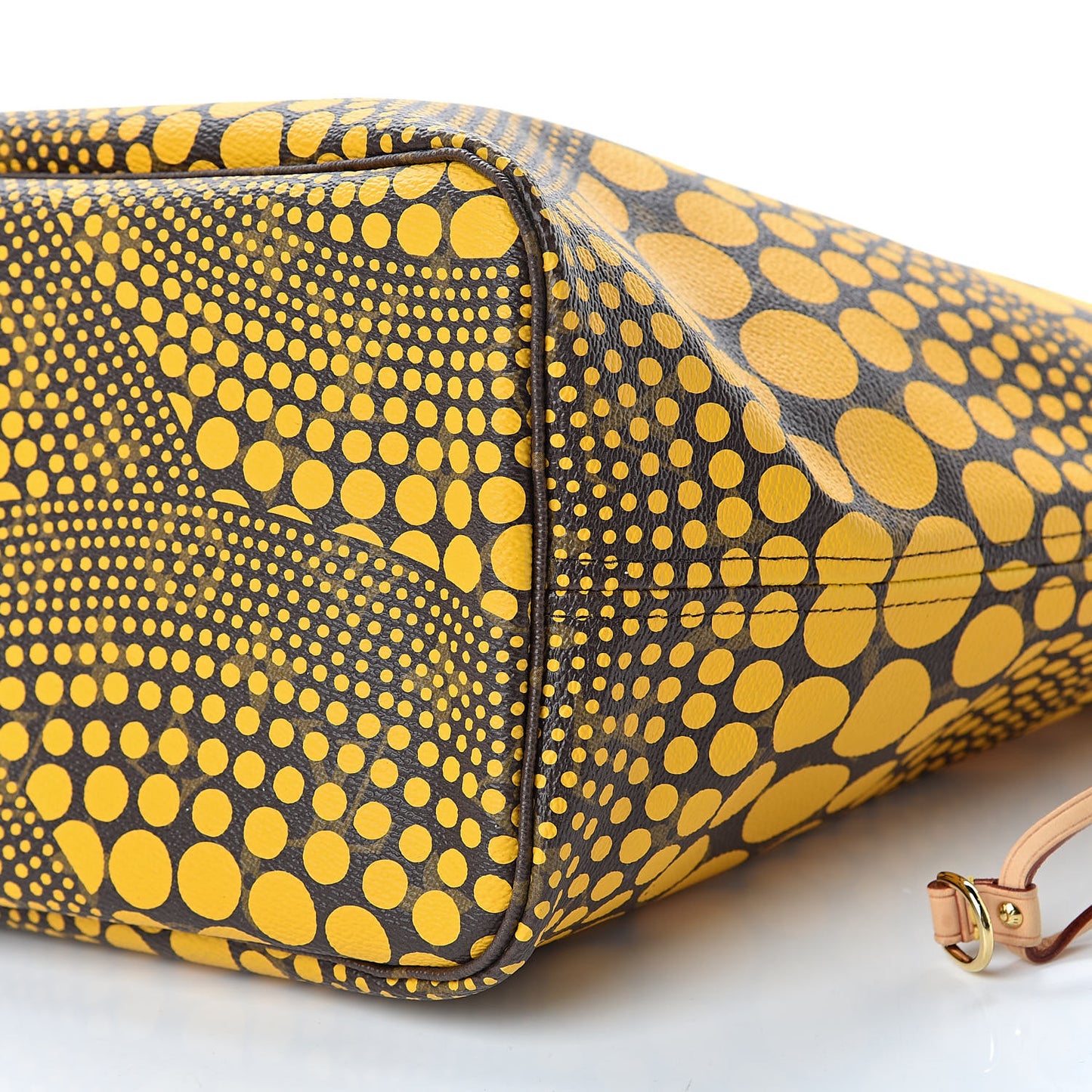 Monogram Kusama Waves Neverfull MM Yellow