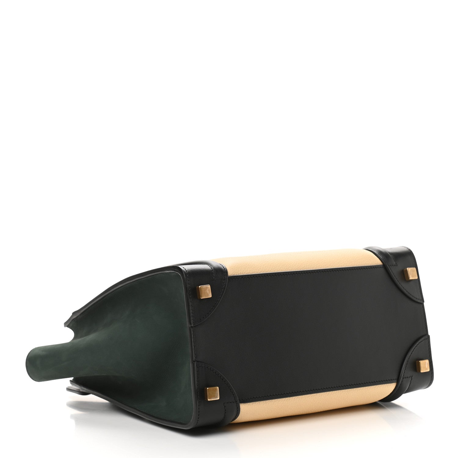 Celine Baby Grained Calfskin Nubuck Micro Tri-Color Luggage 4 of 9