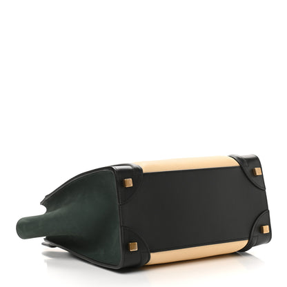 Celine Baby Grained Calfskin Nubuck Micro Tri-Color Luggage 4 of 9