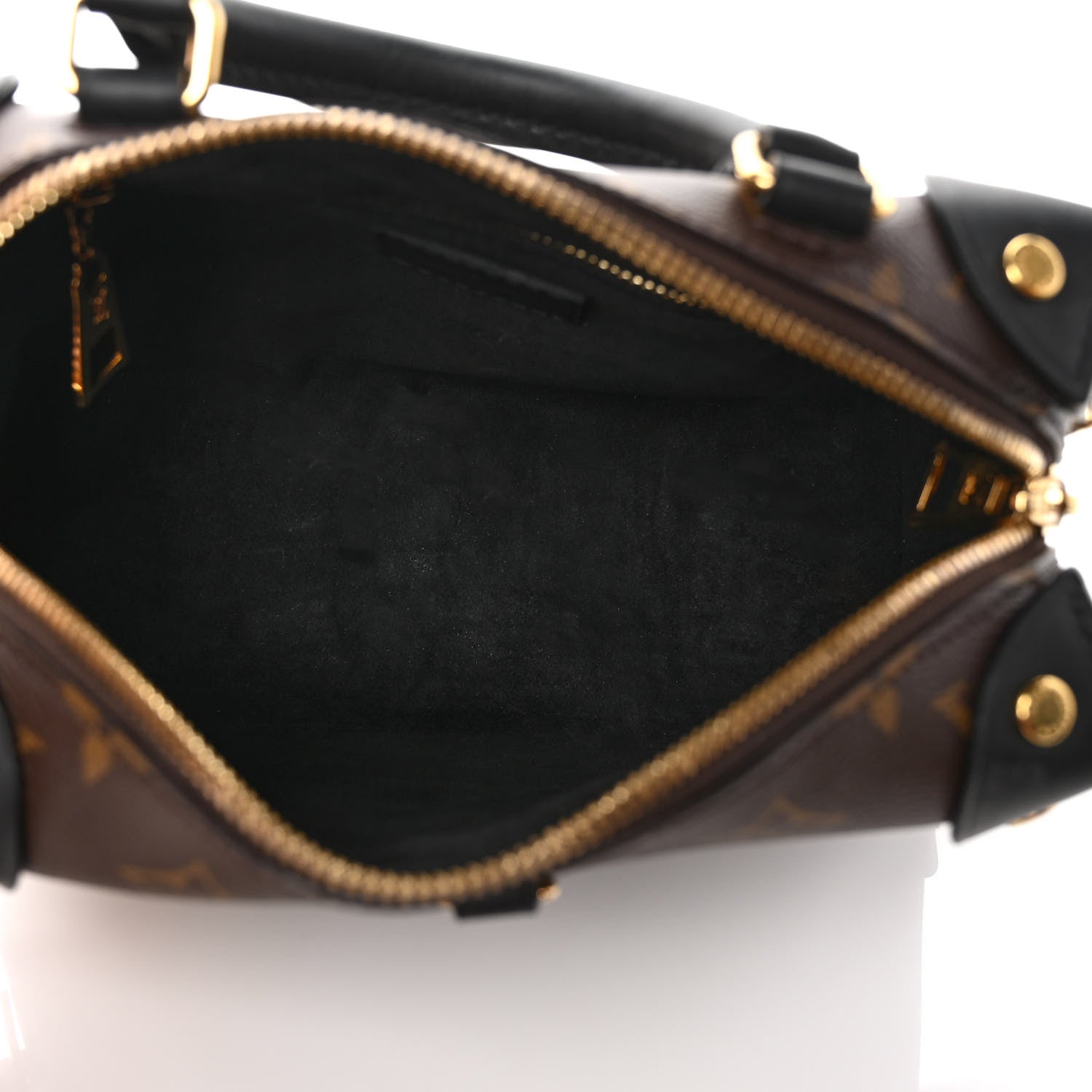 Louis Vuitton Monogram Petite Malle Souple Black 5 of 10