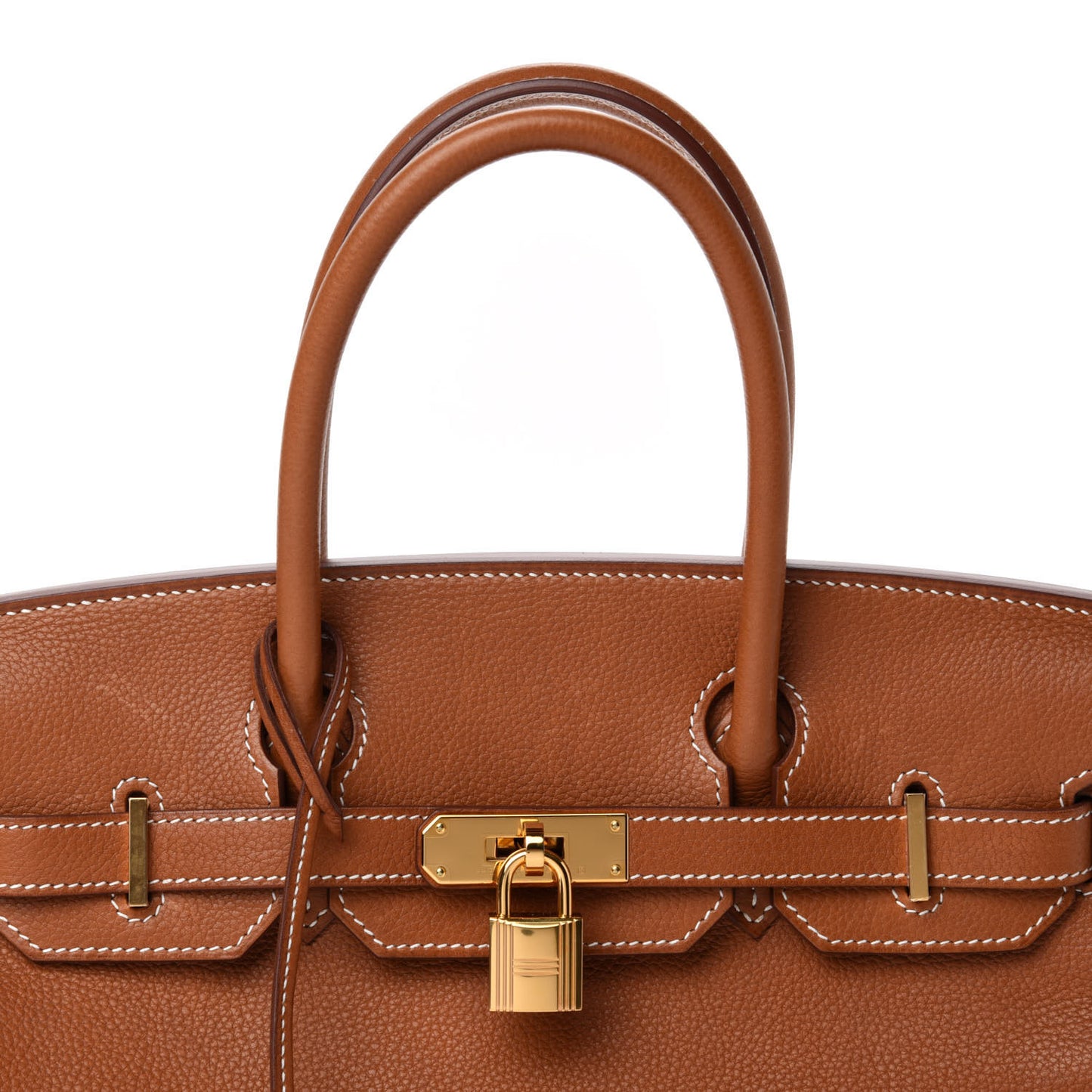 Natural Barenia Faubourg Birkin 30 Fauve