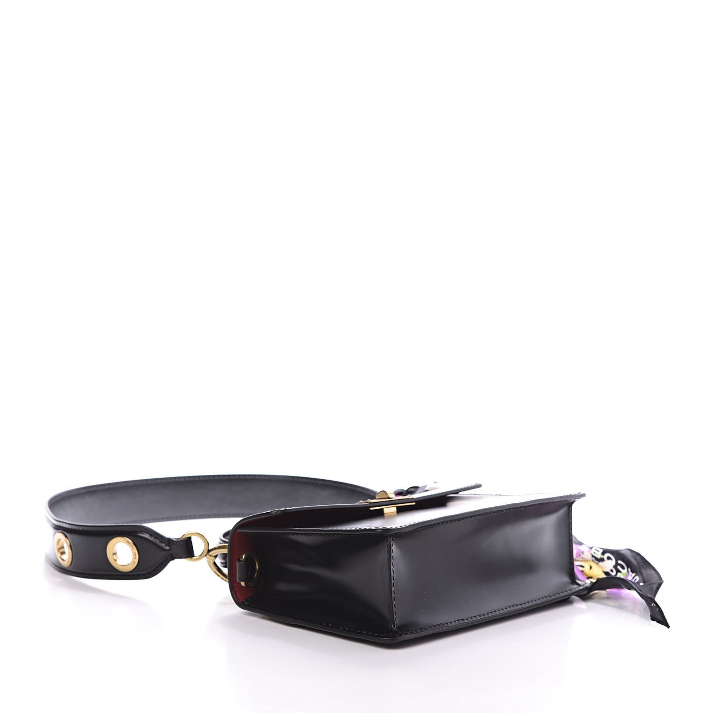 Calfskin The Downtown Shoulder Bag Black