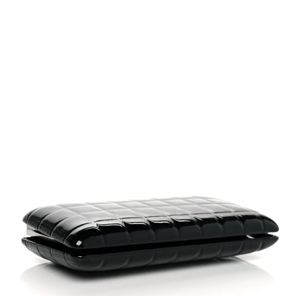 Chanel Patent Frame Chocolate Bar Clutch Black 3 of 9