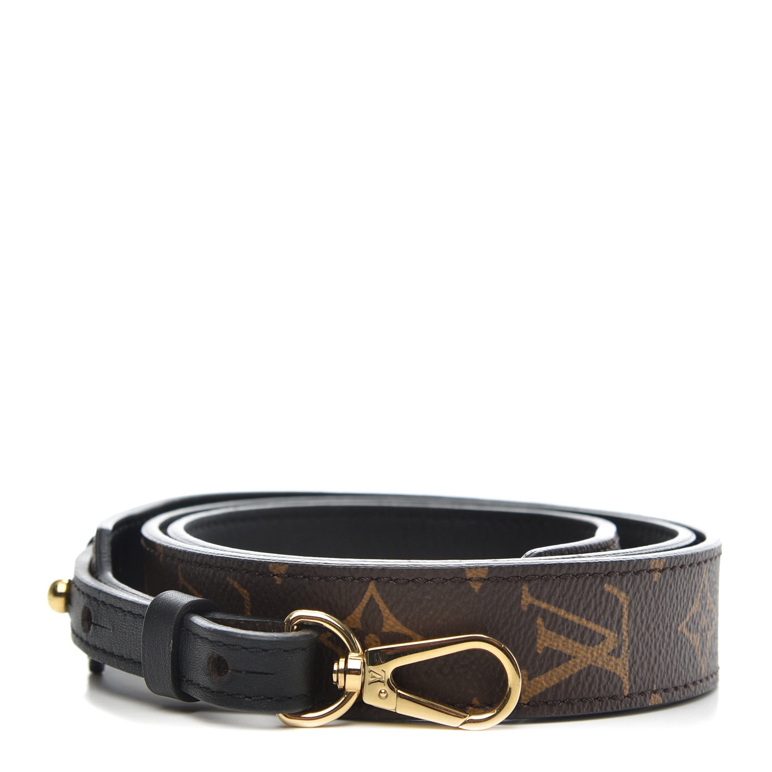 Louis Vuitton Monogram Bandouliere Shoulder Strap XL Black 1 of 6