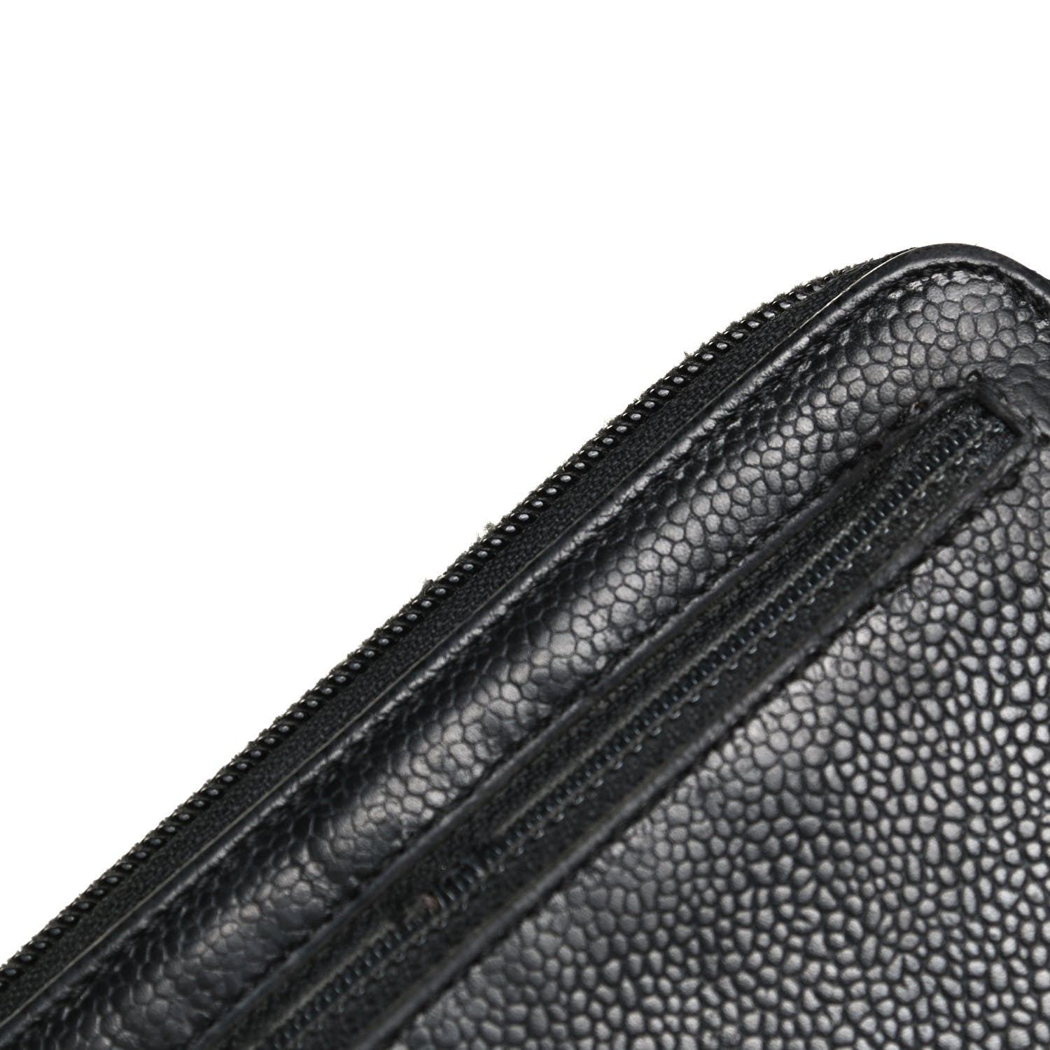 Chanel Caviar Large Timeless CC Zip Around Wallet Black 14 of 16