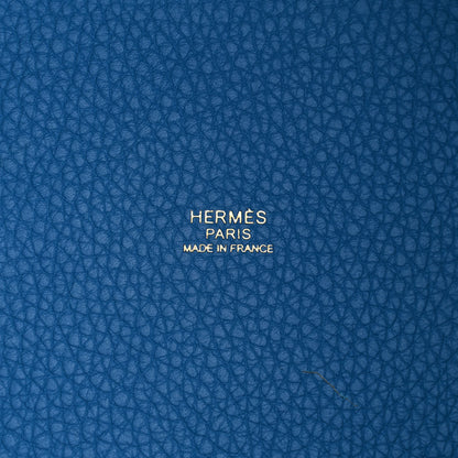 Hermes Taurillon Clemence Picotin Lock 18 PM Mykonos 6 of 12