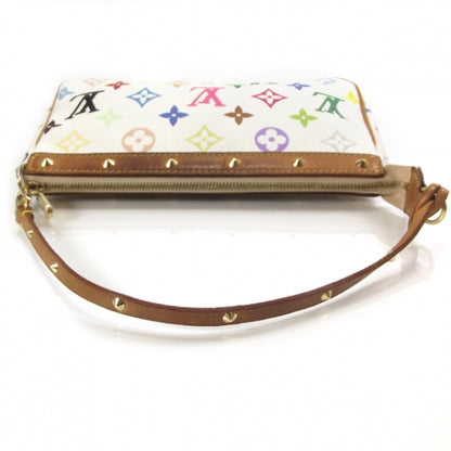 Louis Vuitton Monogram Multicolor Pochette Accessories White 6 of 9