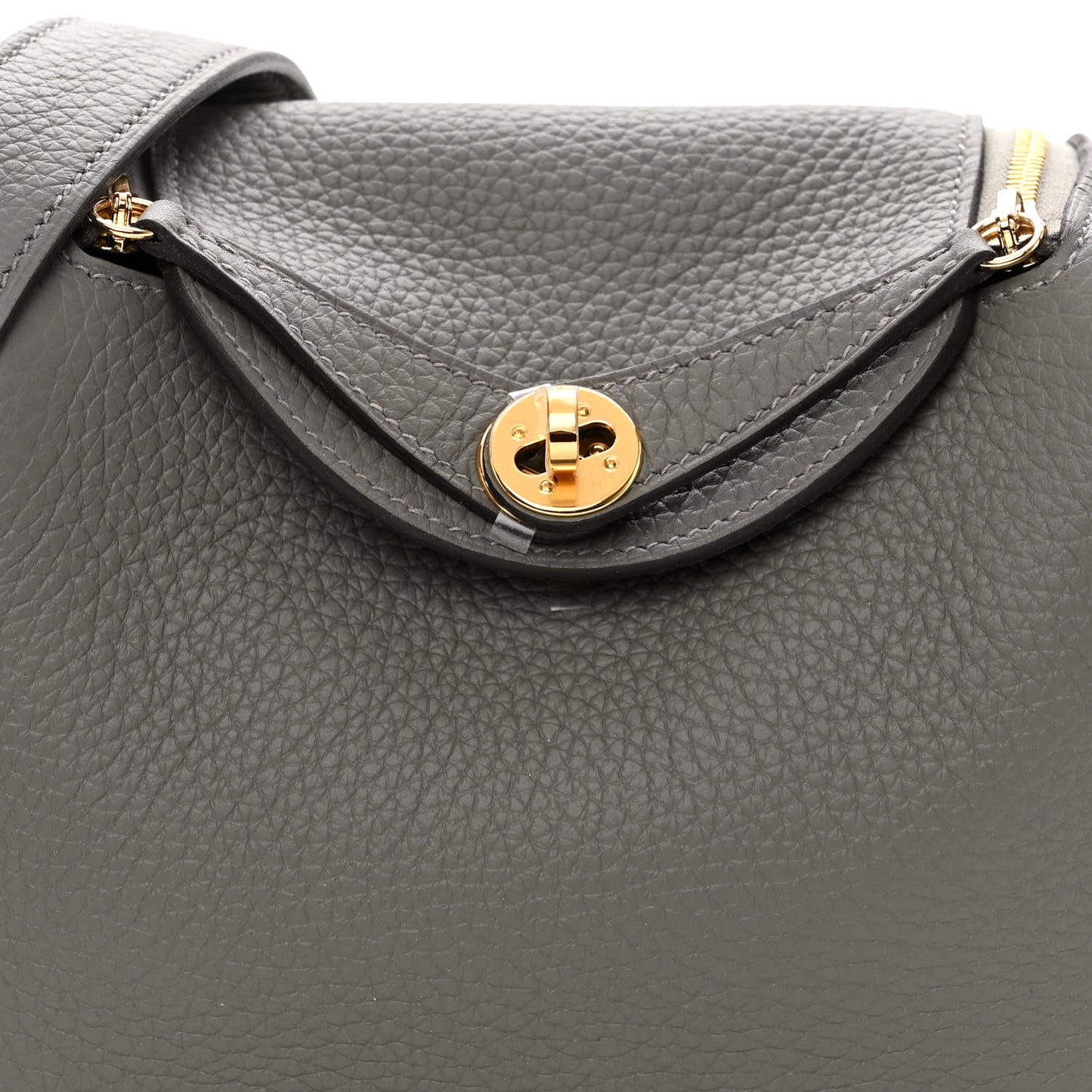 Taurillon Clemence Mini Lindy 20 Gris Meyer