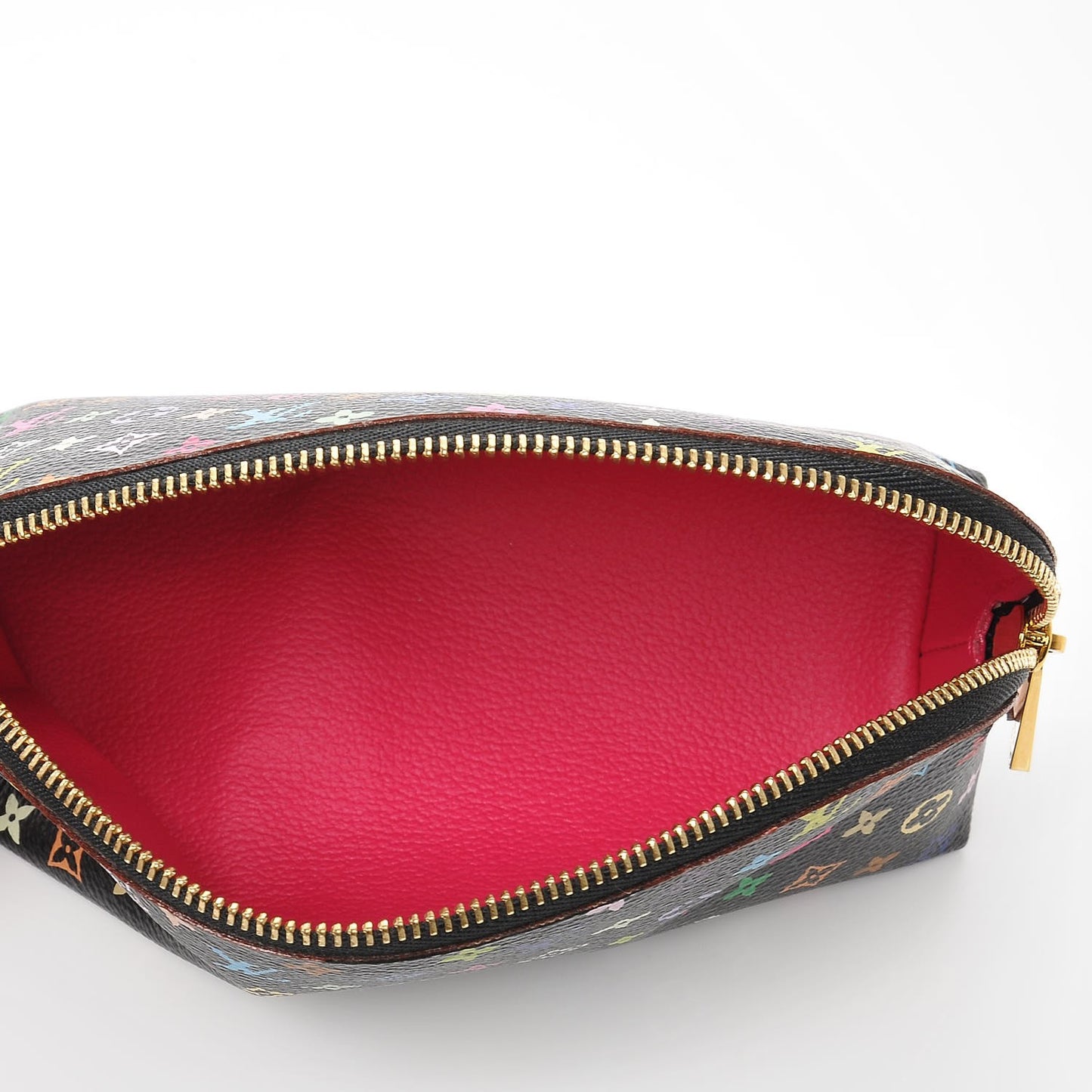 Monogram Multicolor Cosmetic Pouch Black Grenade