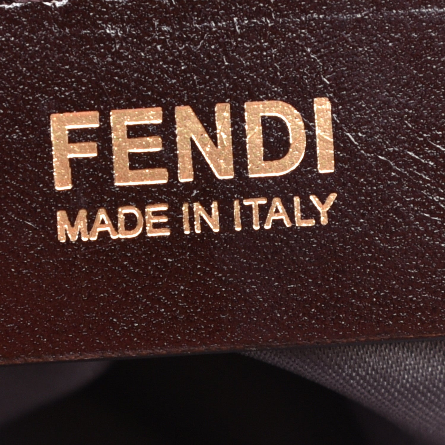 Fendi Vitello Savana Big Mama Baguette Grigio Tartaruga Natural 6 of 9
