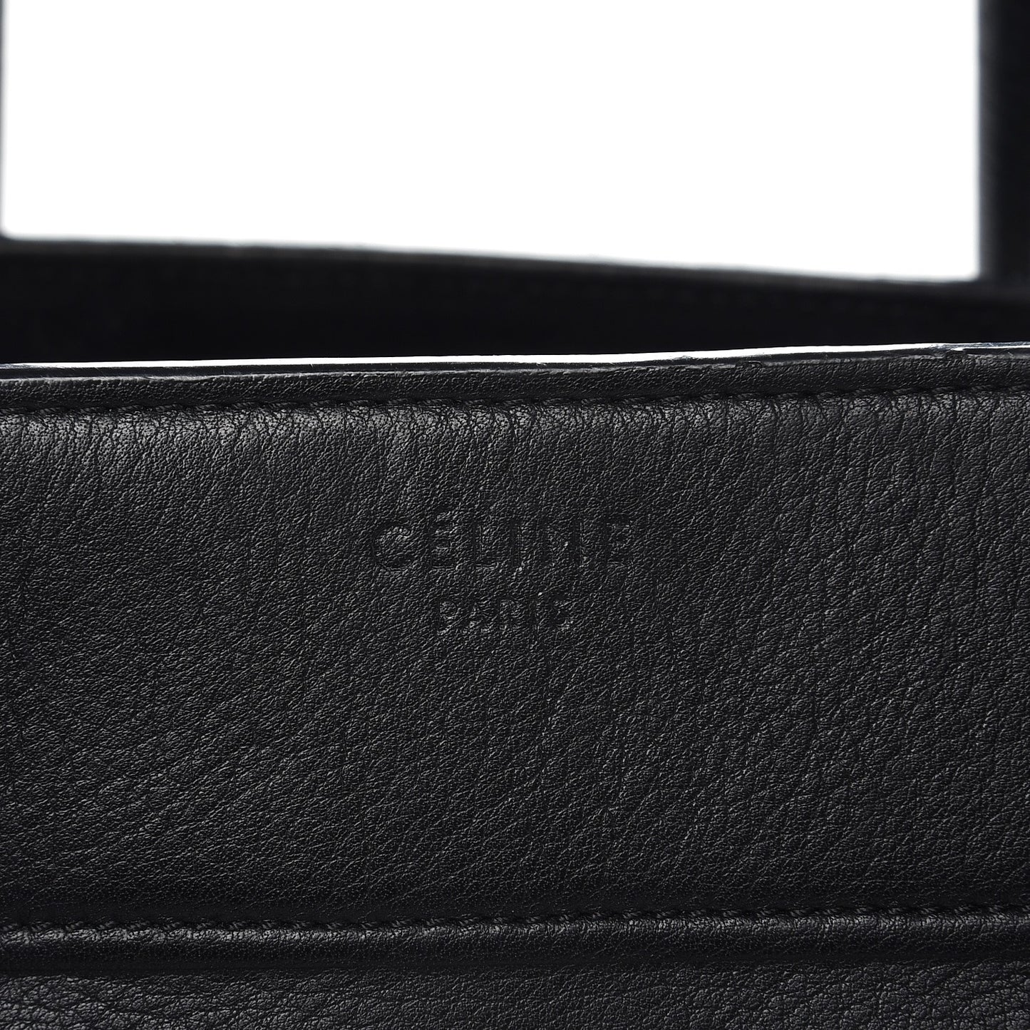 Supple Calfskin Medium Phantom Luggage Black