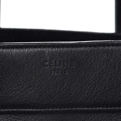 Celine Supple Calfskin Medium Phantom Luggage Black 7 of 13