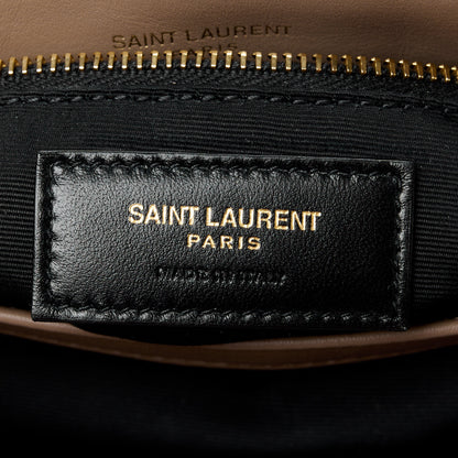 Saint Laurent Suede Toy Loulou Shoulder Bag Taupe 7 of 16