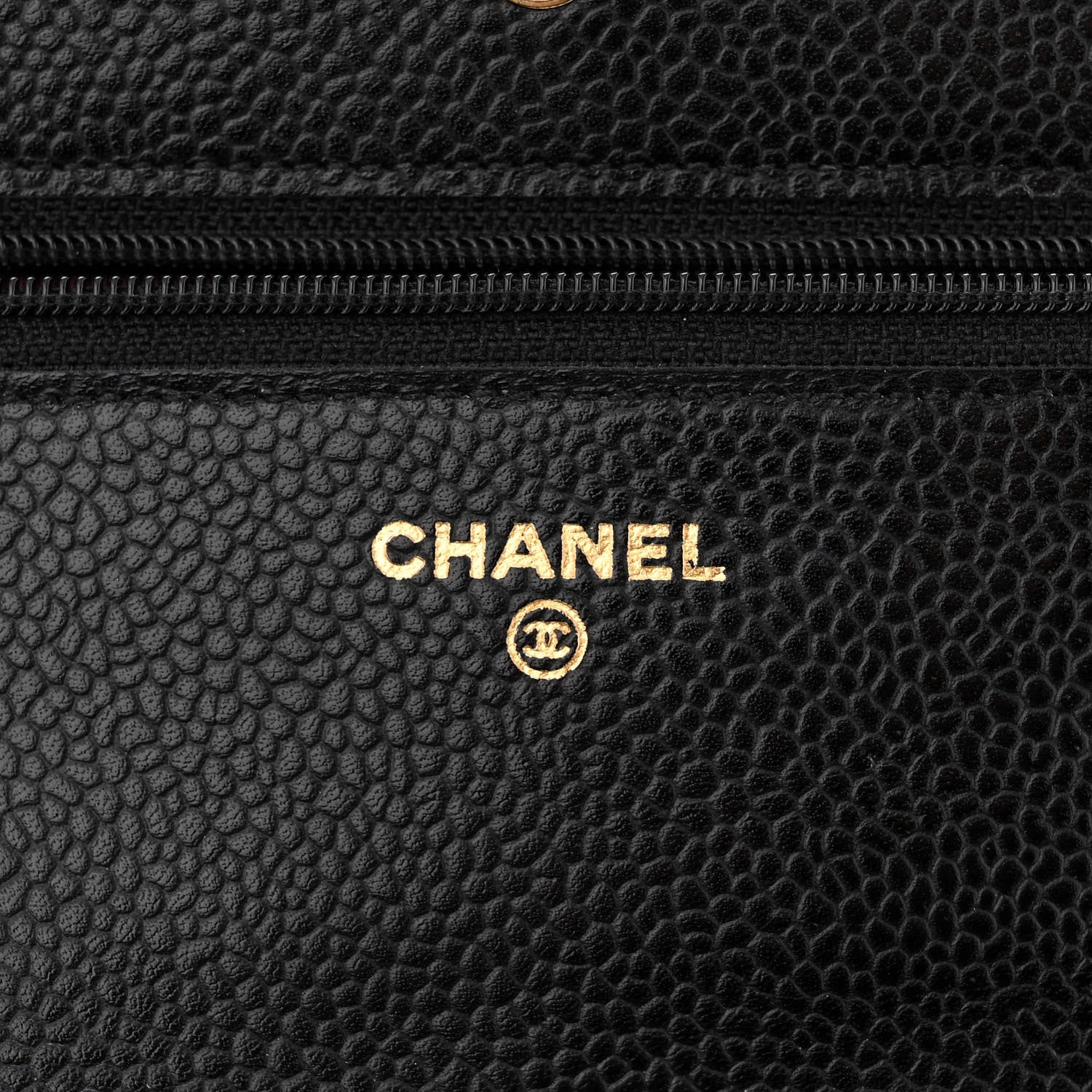 Chanel Caviar Quilted Wallet on Chain WOC Black 6 of 13
